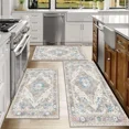 thumbnail image 5 of Kitchen Rugs Sets of 3 Non Slip Washable Kitchen Mats for Floor, Waterproof Kitchen Runner Rug, Floor Mat Carpet for Entryway, Laundry, Sink, Hallway, Bathroom, 5 of 10