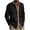 #0160-Black, variant on Betivan Men's Linen Long Sleeve Shirt, Lapel Button Cardigan Top with Functional Pocket, Lightweight Breathable, Relaxed Fit, for Summer Vacation Daily