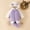 Purple, variant on BRGZLK Newborn Baby Onesie Cute Bear Ears Hoodies Romper Jumpsuit Toddler Girls Boys Zipper Soft Cozy Footless Bodysuit Fall Winter Fleece Clothes Pink 0-3 Months