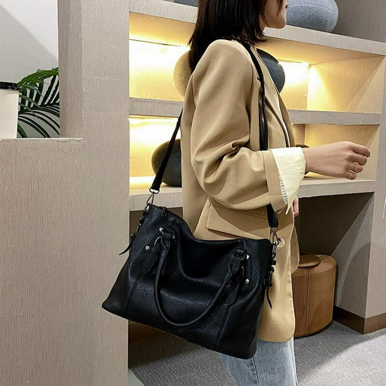 Women Tote, Travel Handbag PU Leather Bag Handbags for Travel Satchel Bag  Big Handbag