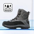 thumbnail image 3 of Botas de Senderismo de Invierno Impermeables Aisladas para Hombre NORTIV 8 Gris Talla 10, 3 of 5