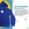 thumbnail image 6 of Kids Zipper Hoodie Sweaters 2 Pack - Grey,Blue, 6 of 9