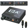 thumbnail image 1 of relayinert DAC Converter Digital Optical Coaxial/Toslink to Analog RCA L/R Audio Converter Adapter ForPS3 PS4 Xbox HDTV, 1 of 9