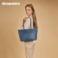 thumbnail image 7 of Montana West Tote Bags for Women Purses and Ladies Handbags Medium Size Shoulder Bags with Zipper, Light Blue, 7 of 7