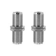 thumbnail image 2 of Cable Connector Female To Female Extension Connector For Electronics Assembly Silver Mechanical Durability 2Set, 2 of 2