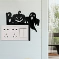 thumbnail image 6 of Chmadoxn Halloween Decorations, Halloween Door Corner Sign Ornament, Spider Web Door Corner Decor, Halloween Wooden Door Corner Sign for Party Home Door Corner Decoration, 6 of 6