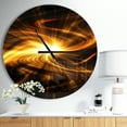 thumbnail image 2 of DesignArt Explosion de Feu dans une Grande Horloge Murale Noire, 2 of 2