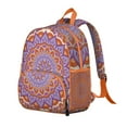 thumbnail image 2 of Spiritual Students Backpack - Healing Energy and Mystic Boho Mandala Pattern with Abstract Colorful Ornament, Comfortable Adjustable Straps for School, 2 of 2