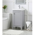 thumbnail image 5 of Elegant Lighting Vf2318 Mod 18" Free Standing Single Basin Vanity Set - White, 5 of 7