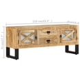 thumbnail image 2 of vidaXL TV Stand 43.3"x11.8"x17.7" Rough Mango Wood, 2 of 10
