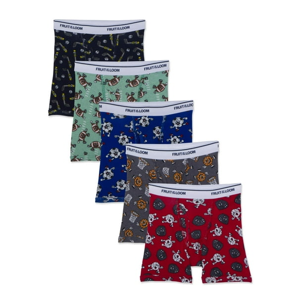 Fruit of the Loom - Fruit of the Loom Assorted Print Boxer Brief ...