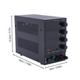thumbnail image 2 of 0-30V 0-5A Lab DC Power Supply Adjustable Switching Regulated Bench Power Black, 2 of 23