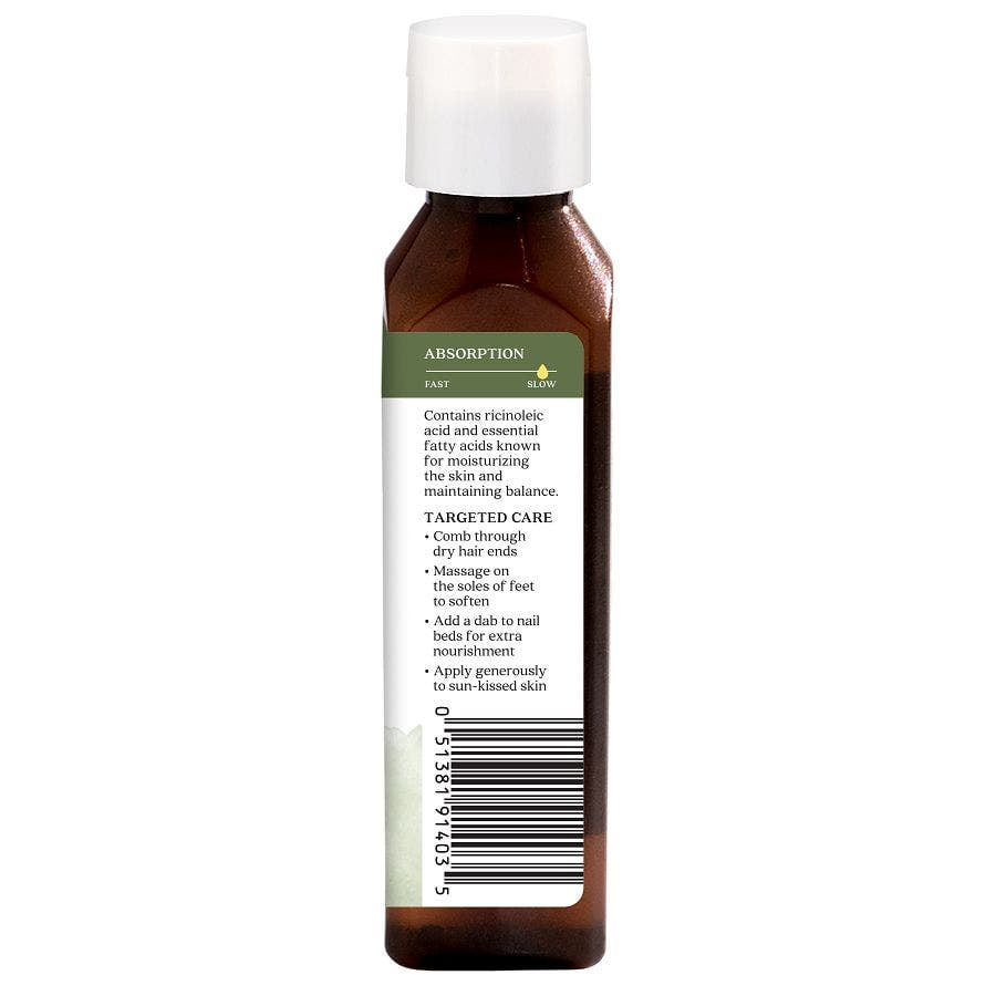 Aura Cacia Organic Skin Care Castor Oil 4 fl oz Pack of 4