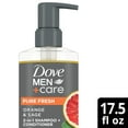 thumbnail image 4 of Dove Men+Care 2-in-1 Shampoo + Conditioner for Men Pure Fresh Orange & Sage, 17.5 oz, 4 of 10