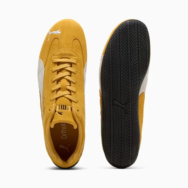 靴 Puma Speedcat OG Archive Gold White 25cm PUMA Speedcat OG Mens Womens Sneakers Archive Gold White