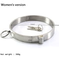 thumbnail image 2 of Collier Ras du Cou en Acier Inoxydable pour Hommes et Femmes, Collier Ras du Cou Portable pour couples, 2 of 8