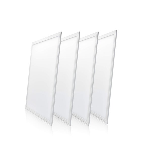 Parmida (4-Pack) LED Panel Light, 2x2, 40W (80W Replacement), 4400lm, 5000K (Day Light), Dimmable LED Troffer, Ultra Thin Edge-lit Flat Panel, UL & DLC Certified