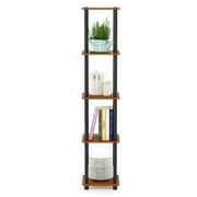 Furinno 99132 Turn-N-Tube 5-Tier Corner Square Display Rack