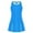 Blue, variant on Alvivi Girls Summer Sport Suit Sleeveless Dress Shorts Set Tennis Badminton Sportswear 2Pcs 6-14