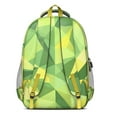 thumbnail image 3 of Green and Yellow Modern Art Geometric Backpack for School,Cute School Bag,Schoolbag with Adjustable Shoulder Straps & Padded Back,16.9 Inch, 3 of 5
