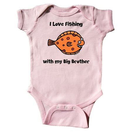 

Inktastic Fishing with Big Brother Gift Baby Boy or Baby Girl Bodysuit
