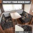 thumbnail image 2 of FORUDESIGNS Tiger Camo Pattern 2 Pcs RV Dinette Cushion Covers Breathable RV Couch Cover Elastic Loveseat Sofa Chair Cover Furniture Protector for RV Camper Car Bench, 2 of 7