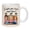 White, variant on Ceramic Coffee Mug Best Friend Friendship Gifts, I Wish You Lived Next Door Cute Sister Mug with Heartwarming Illustration and Text Long Distance Sister Gift Colored Handle Glazed Mugs - Pink