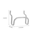 thumbnail image 2 of Pretyzoom Pegboard Organizer Hooks Heavy Duty Stainless Steel for Bins 10Pcs, 2 of 7