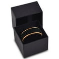thumbnail image 3 of P. Manoukian Tungsten Wedding Band Ring 8mm for Men Women Black & 18K Yellow Gold Plated Stepped Edge Polished Lifetime Guarantee Size 5.5, 3 of 4