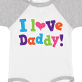 thumbnail image 4 of Inktastic I Love Daddy Girls Girls Baby Bodysuit, 4 of 5
