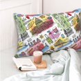 thumbnail image 4 of Pofeuu America Landmarks1 Print Polyester Microfiber Plush Pillowcases, Super Soft and Cozy Pillow Case Covers with Envelop Closure（Pillow core not included）-20"x30", 4 of 6
