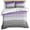 Purple, variant on 3 Piece Purple Gray Duvet Cover Set Full Size,Microfiber Comforter/Quilt Cover with Corner Ties and 2 Pillowcases,Vintage Rustic Abstract Striped Wooden Grain All Season Bedding with Zipper Closure