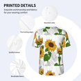 thumbnail image 3 of Easygdp Plump Sunflower And Sketch Mens T-Shirts Baseball Vintage Fashionable Lightweight Casual Crew Neck Slim Fit with Long Sleeves-4X-Large, 3 of 7