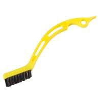 M-D 49146 Tile and Grout Brush, Yellow Handle