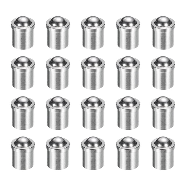 Uxcell 20 Pcs Ressort à Bille 5x6mm 15N Acier Inoxydable Petit Piston à Bille