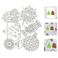 thumbnail image 1 of Christmas Tree Snowflake Candy Embossing Knife Mould Carbon Steel Cutting Dies Stencil DIY Scrapbooking Album Paper Card Template Mold Embossing, 1 of 9
