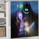 thumbnail image 5 of Orión y la oscuridad-theme 4-Piece Shower Curtain Set with Rugs, Waterproof Bathroom Decor Set Includes Bath Mat, U-Shaped Rug, Toilet Lid Cover and Curtain with Hooks, 5 of 6