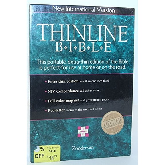 Pre-Owned NIV Thinline Bible, Black (Unknown) 0310903874 9780310903871