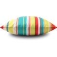 thumbnail image 5 of 18x18 Inch Colorful Striped Throw Pillow Covers Outdoor Waterproof for Patio Furniture Sunbrella Outside Decor Set of 2, 5 of 6