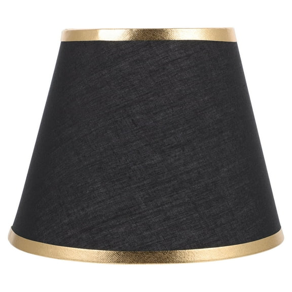NICEXMAS Practical Chandelier Cover Fabric Lamp Shade Black 1Pcs