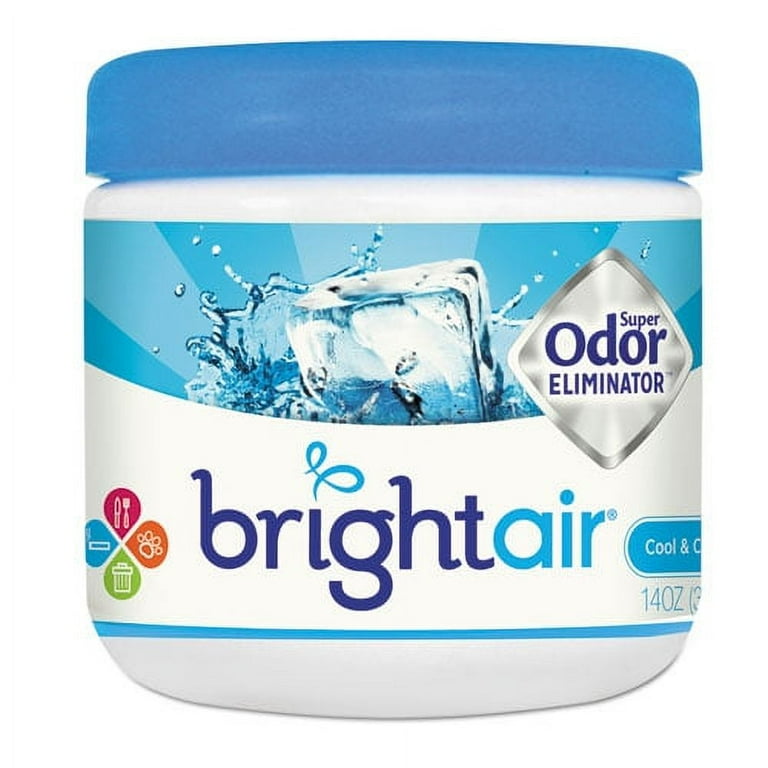 Super Odor Eliminator, Cool and Clean, Blue, 14 oz Jar, 6/Carton Super Odor Eliminator, Cool and Clean, Blue, 14 oz Jar, 6/Carton
