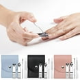 thumbnail image 5 of Apmemiss Clearance Manicure Set Nail Clipper Set Men Women 4-Piece Toe Finger Nail Clipper Personal Care Tools Portable Travel Case Pedicure Tools Grooming Kit Gift for Men Women Family Friends Wife, 5 of 5