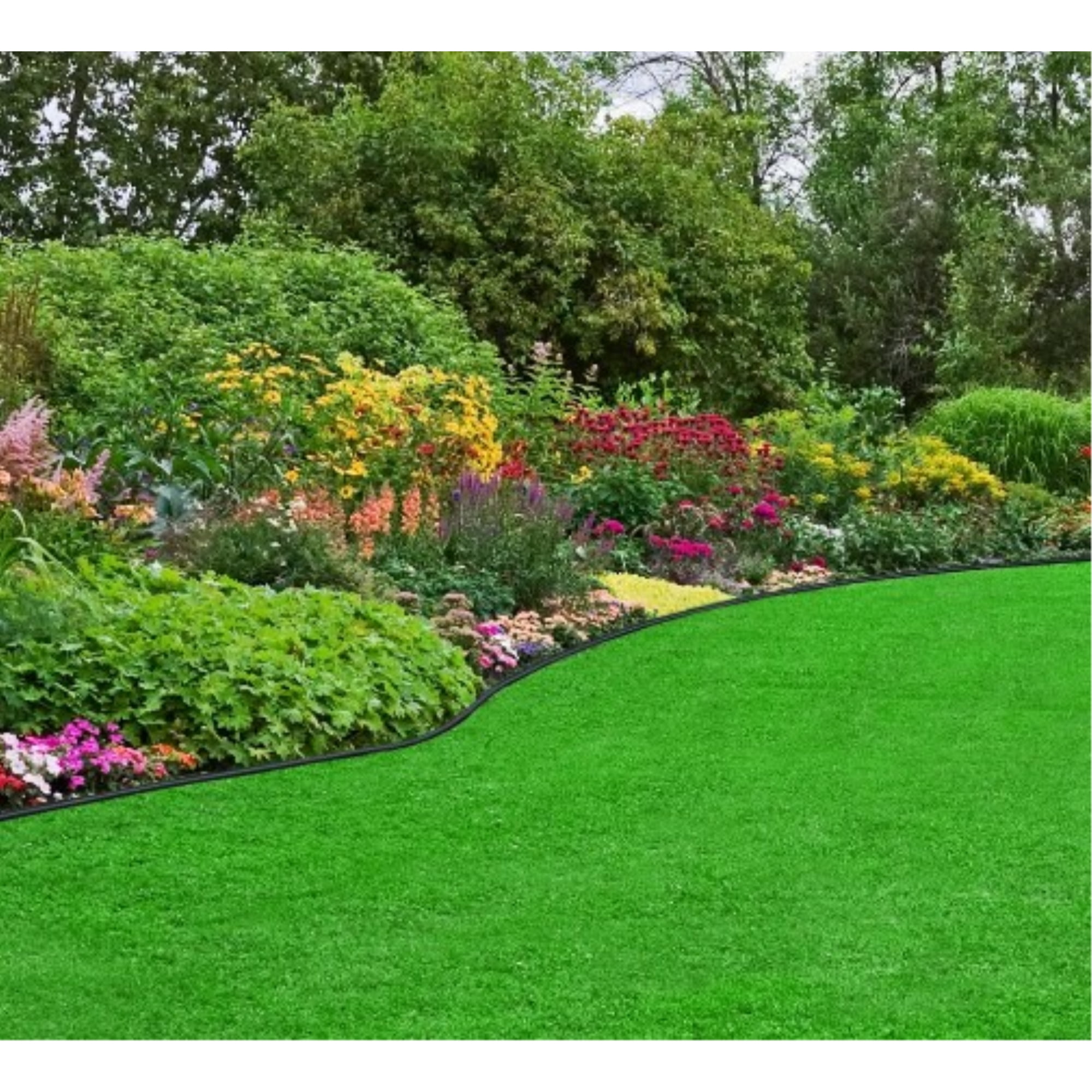 Royal Diamond Professional Grade 20 Feet x 5 Inches Black Landscape Edging