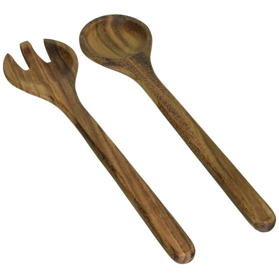 ABBOTT COLLECTION NATURAL WOOD SALAD SERVERS