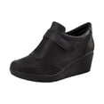thumbnail image 1 of Zapato Confort Clasico Para Mujer CASTALIA 384-31 Negro Con plataforma de cuña y contactel ajustable CASTALIA 384-31, 1 of 2