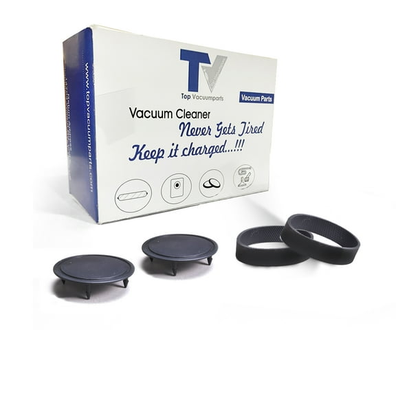 Replacement Part For TVP G4 Vacuum Front Wheel Hub 2 Caps With Free 2 Belts # 131893A, 301291, 301291S