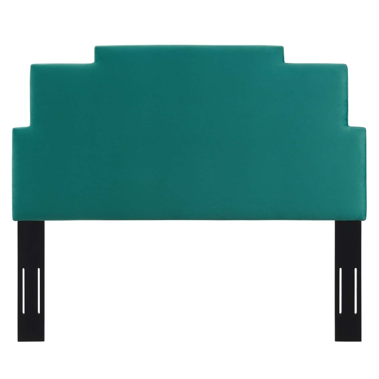 Kasia Performance Velvet Twin Headboard Teal