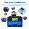 thumbnail image 4 of Solar Charge Controller 40A 50A 60A PWM Charging Controller 12V 24V 48V Solar Panel Regulator LCD Display Dual USB 5V, 4 of 6