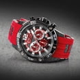 thumbnail image 2 of Daniel Steiger Men's Adventurer Red Sports Watch & Sunglasses Matching Set - Silicone Watch Strap - Quartz Chronograph Movement - Water Resistant - Gift Case Included, 2 of 4