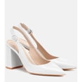 thumbnail image 3 of Women's Pointed Toe Block Heel Pumps Slingback Chunky Heel Slip On Work Party Dress Shoes, 3 of 4